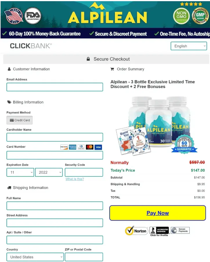 Alpilean - Secure-Checkout